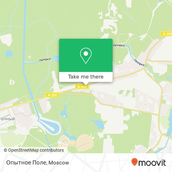 Опытное Поле map