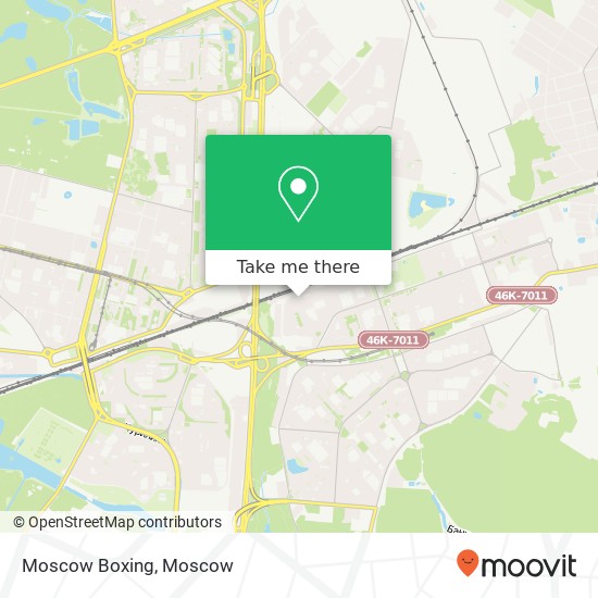Moscow Boxing map
