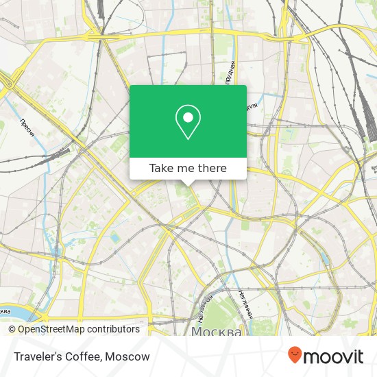 Traveler's Coffee map