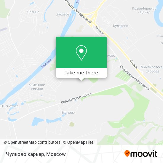 Чулково карьер map