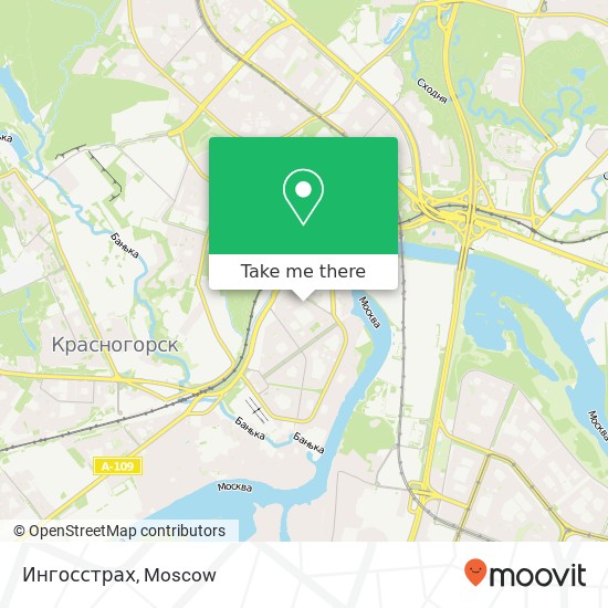 Ингосстрах map