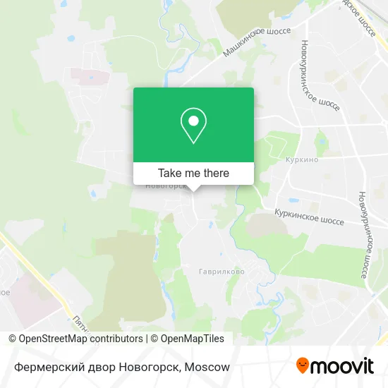 Фермерский двор Новогорск map