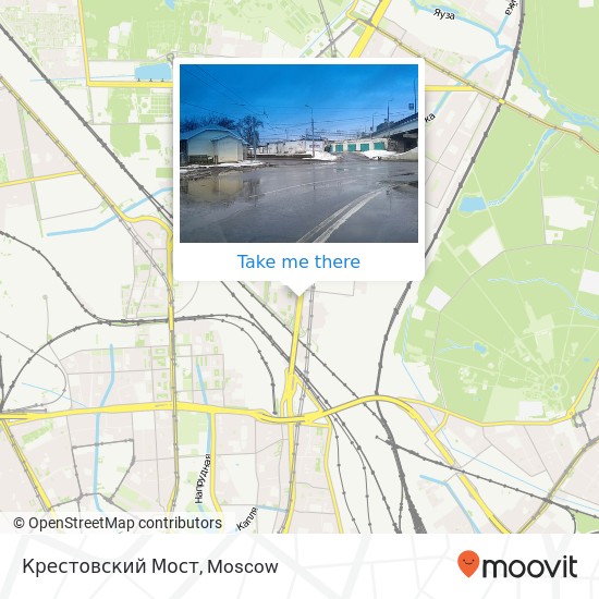 Крестовский Мост map