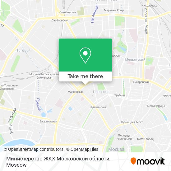 Министерство ЖКХ Московской области map