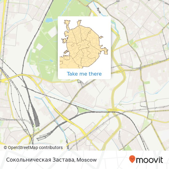 Сокольническая Застава map