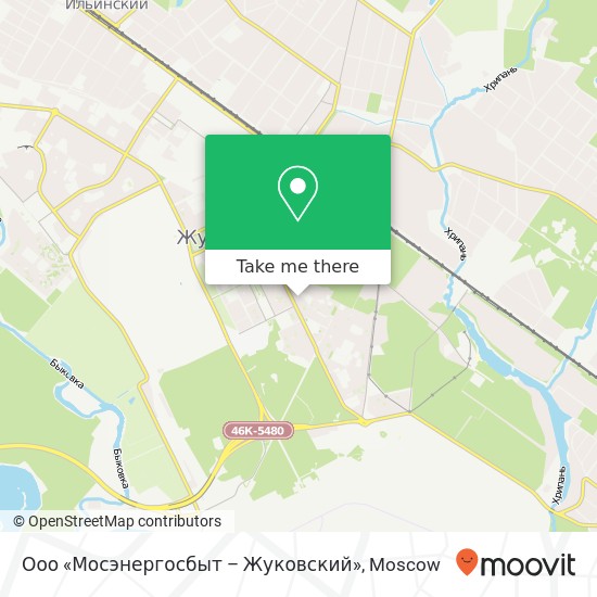Ооо «Мосэнергосбыт – Жуковский» map