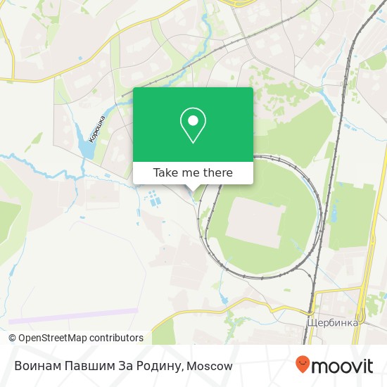 Воинам Павшим За Родину map