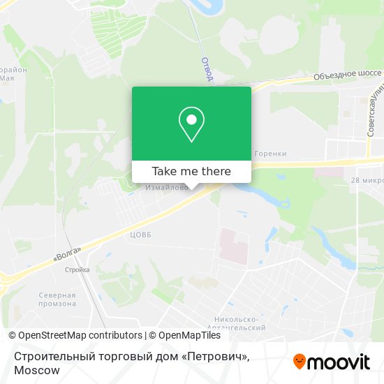 Строительный торговый дом «Петрович» map