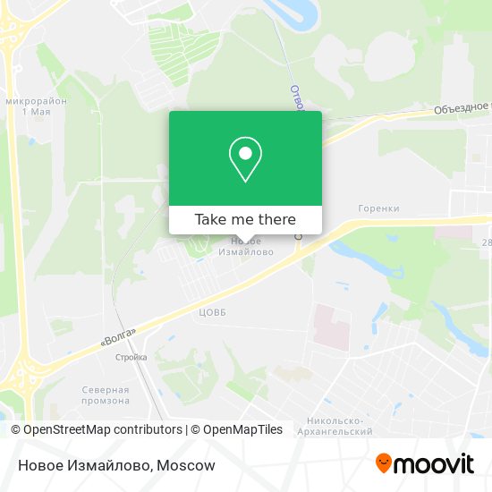 Новое Измайлово map