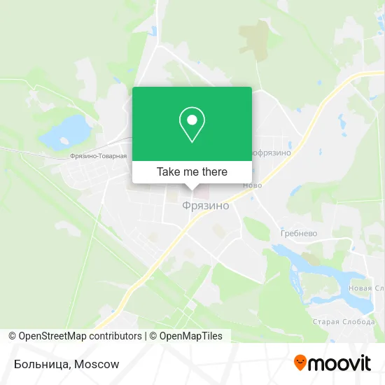 Больница map