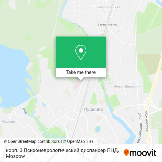 корп. 3 Психоневрологический диспансер ПНД map