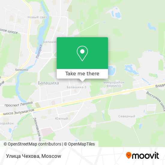 Улица Чехова map