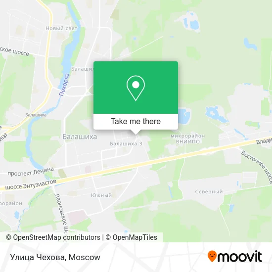 Улица Чехова map