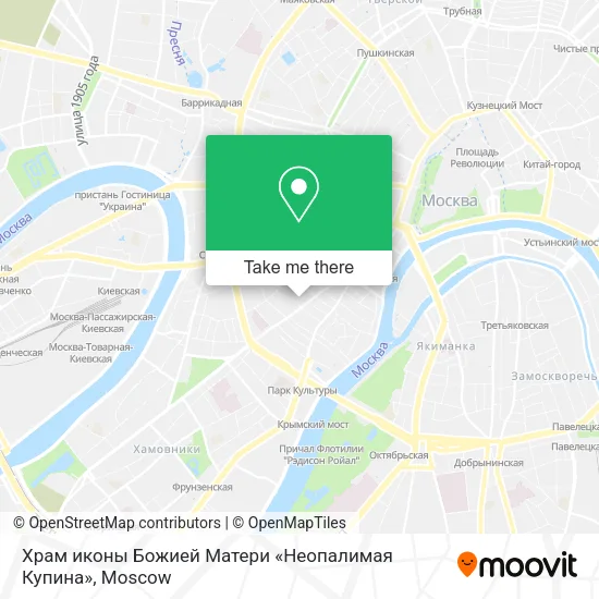 Храм иконы Божией Матери «Неопалимая Купина» map
