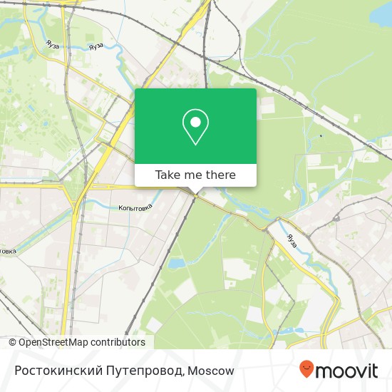 Ростокинский Путепровод map