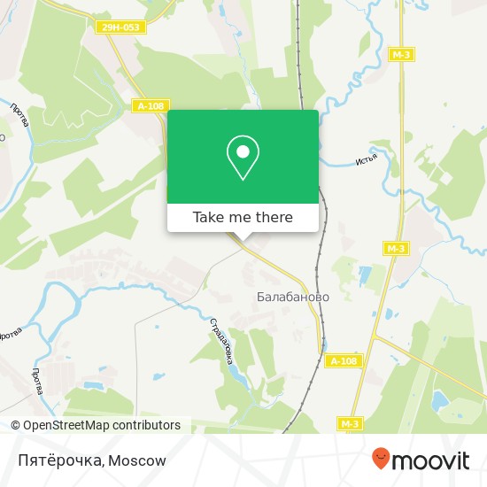 Пятёрочка map