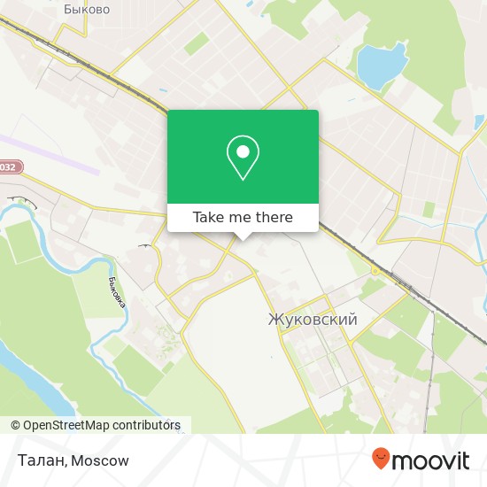 Талан map