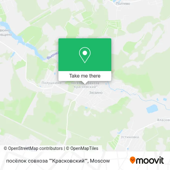 посёлок совхоза ""Красковский"" map