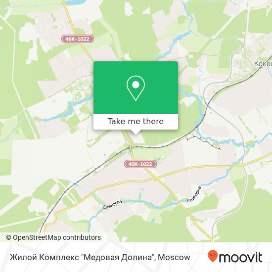 Жилой Комплекс "Медовая Долина" map