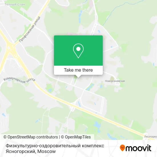 Физкультурно-оздоровительный комплекс Ясногорский map