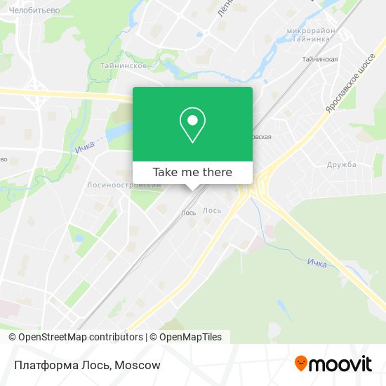 Платформа Лось map