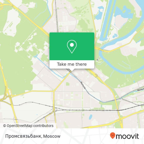 Промсвязьбанк map