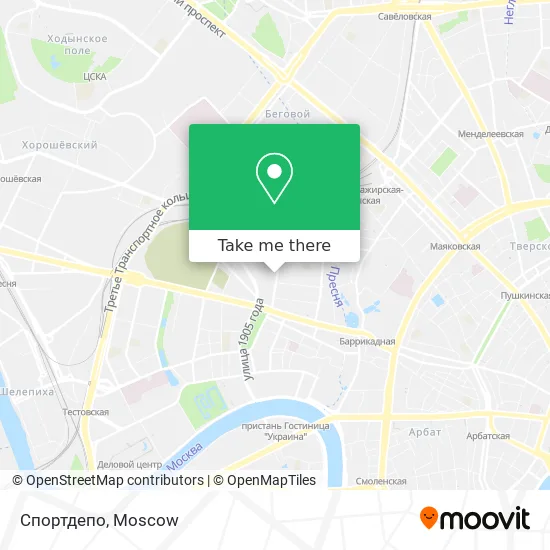 Спортдепо map