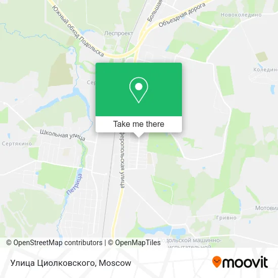 Улица Циолковского map