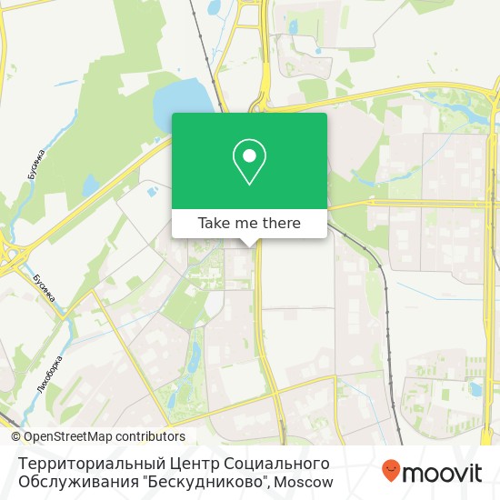 Территориальный Центр Социального Обслуживания "Бескудниково" map