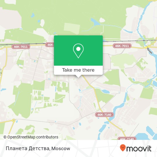 Планета Детства map