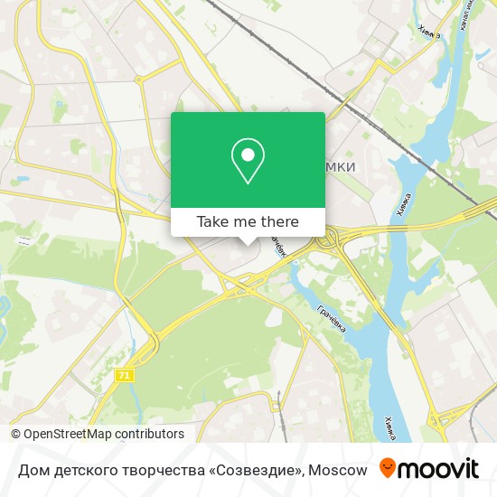 Дом детского творчества «Созвездие» map