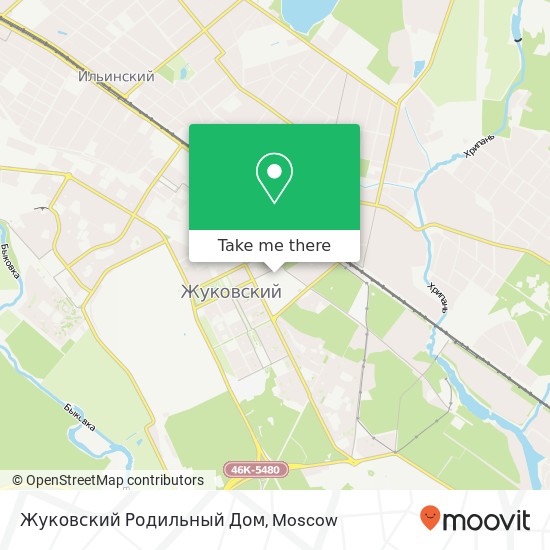 Жуковский Родильный Дом map