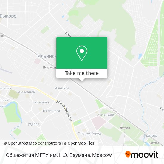 Общежития МГТУ им. Н.Э. Баумана map