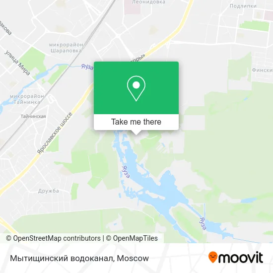 Мытищинский водоканал map