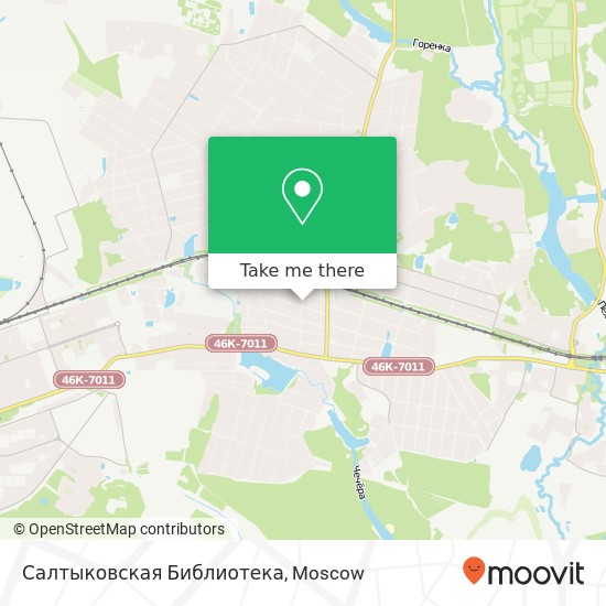 Салтыковская Библиотека map