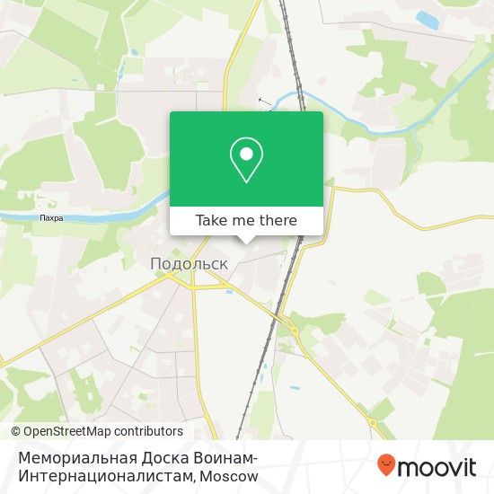 Мемориальная Доска Воинам-Интернационалистам map