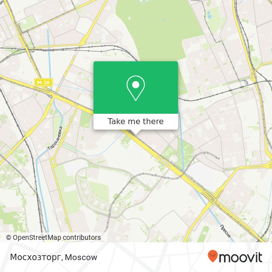 Мосхозторг map