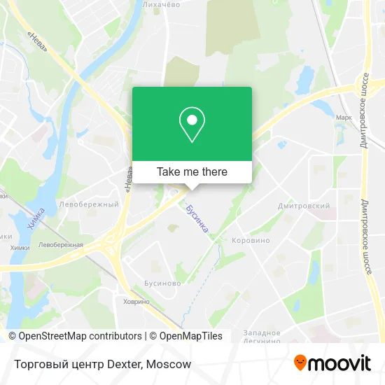 Торговый центр Dexter map