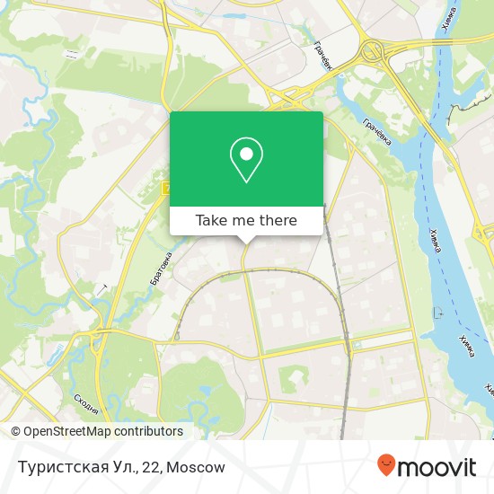 Туристская Ул., 22 map