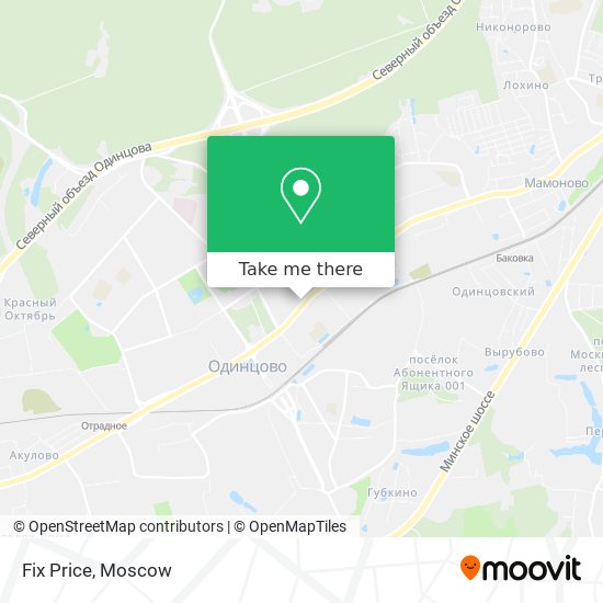 Fix Price map