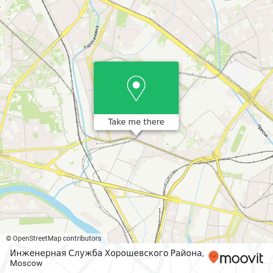 Инженерная Служба Хорошевского Района map