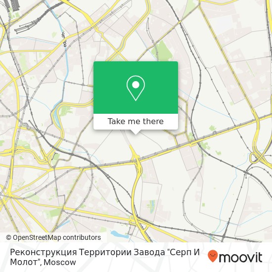 Реконструкция Территории Завода "Серп И Молот" map