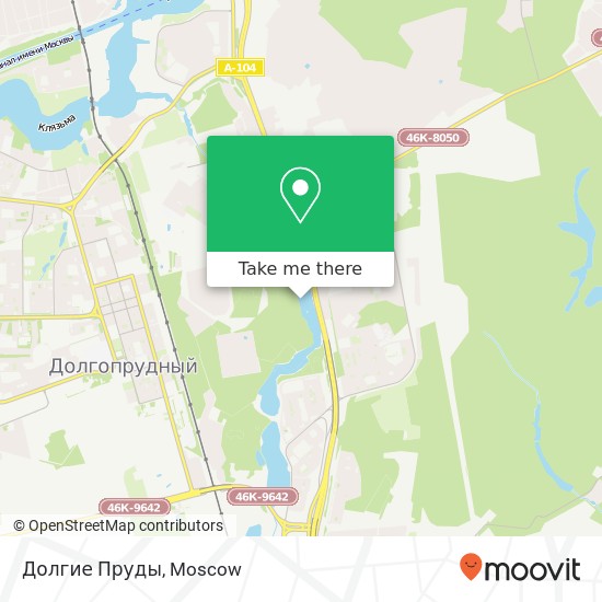 Долгие Пруды map