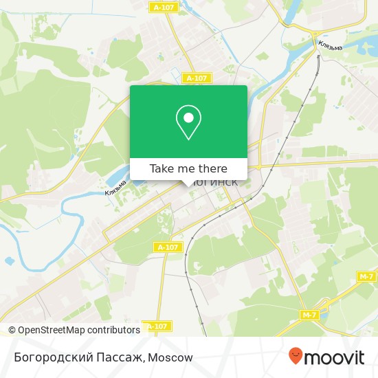 Богородский Пассаж map