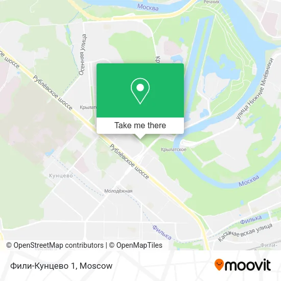 Фили-Кунцево 1 map