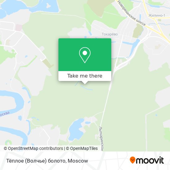 Тёплое (Волчье) болото map