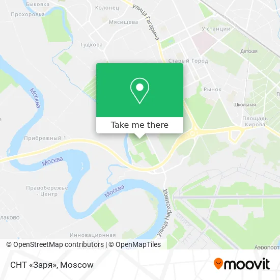 СНТ «Заря» map