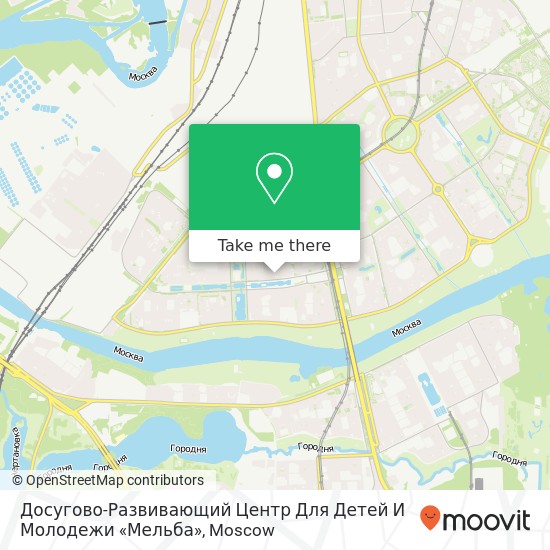 Досугово-Развивающий Центр Для Детей И Молодежи «Мельба» map