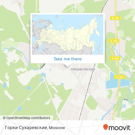 Горки Сухаревские map