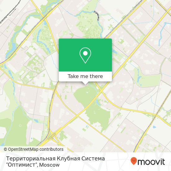 Территориальная Клубная Система "Оптимист" map